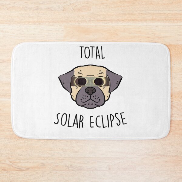 Item preview, Solar Eclipse Funny dog puppy with glasses designed and sold by BHMARTS.