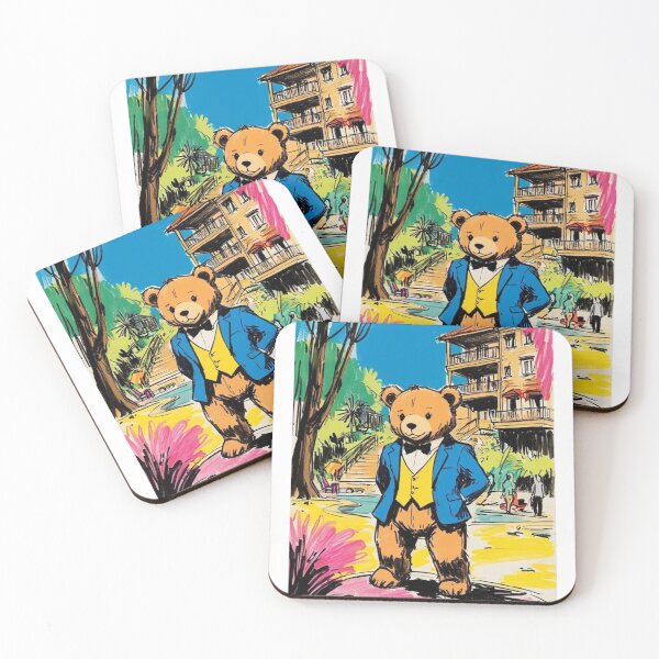 Item preview, Roosevelt Bear on Vacation - 3 designed and sold by nyathiwa.