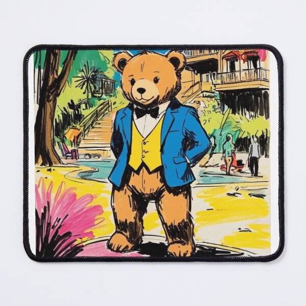 Item preview, Roosevelt Bear on Vacation - 3 designed and sold by nyathiwa.