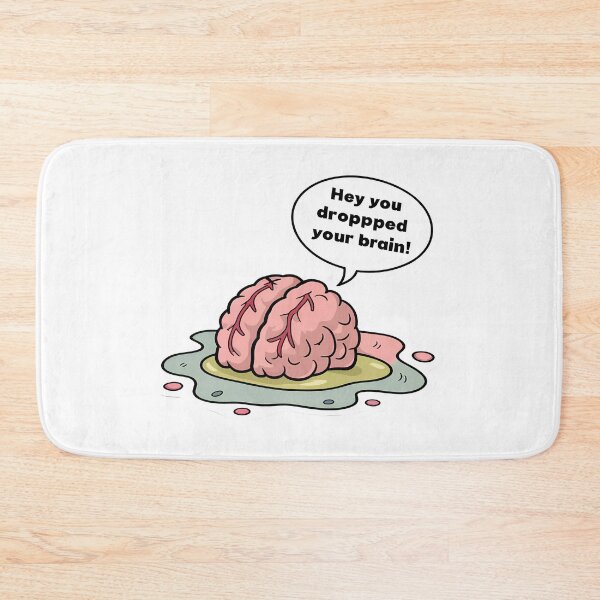 Item preview, Funny Brain Sticker, Sarcastic Quote Decal, Laptop and Water Bottle Decoration, Cool Nerd Humor, Science Geek Gift, Brainy Laugh designed and sold by WatermelonPink.