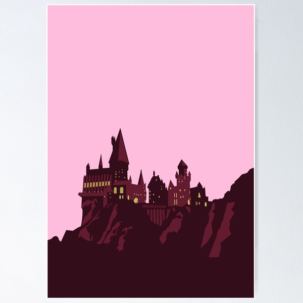 Item preview, Magic Castle - School of Witchcraft and Wizardry (rose) designed and sold by PollyPeperoni.