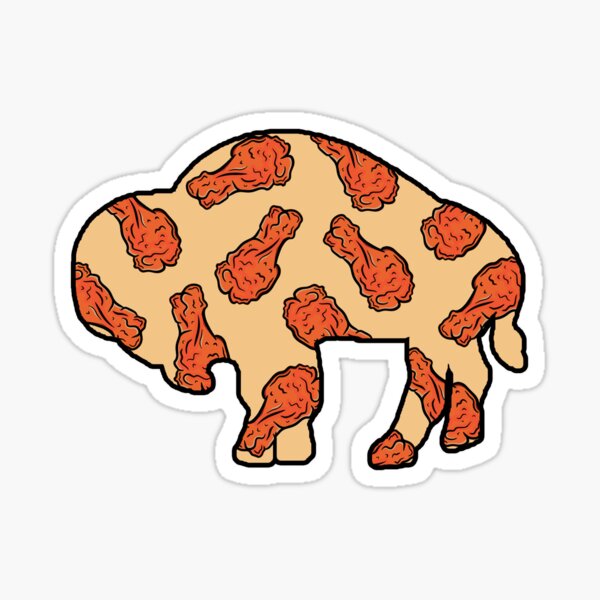 Item preview, Buffalo Chicken Wings Silhouette - Drums designed and sold by bamatt30.