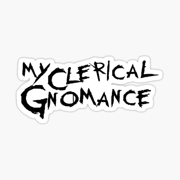 Item preview, My Clerical Gnomance (Black Text) designed and sold by Lymphad.