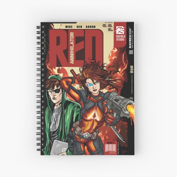 Item preview, RED ANNIHILATOR COMICS COVER designed and sold by RAYREXSTUDIO.