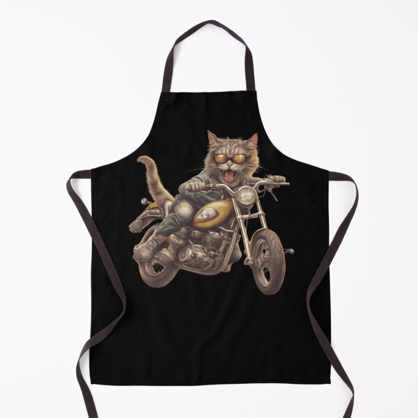 Item preview, Crazy cat on a motorcycle designed and sold by WorldByAnasa.