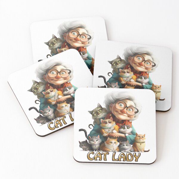 Item preview, Cat Lady Sticker Home Decor designed and sold by FaganStudio6696.