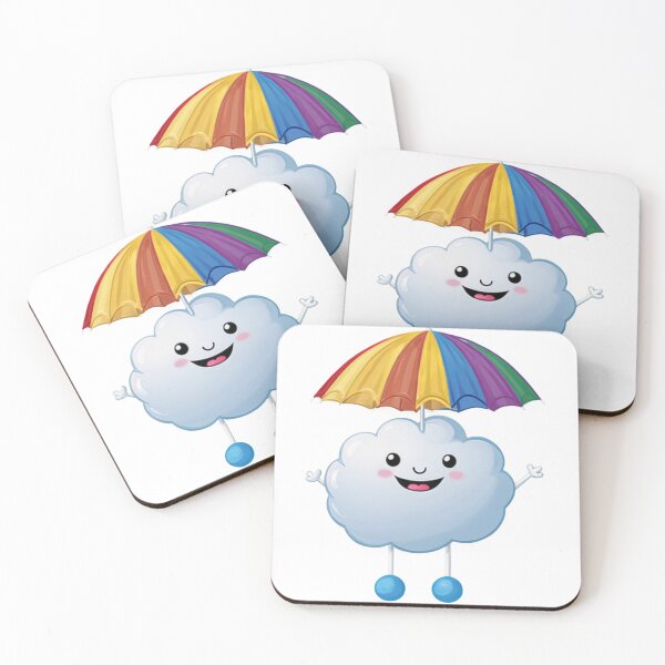 Item preview, Colorful Umbrella Cheerful Cloud designed and sold by omerfdln34.