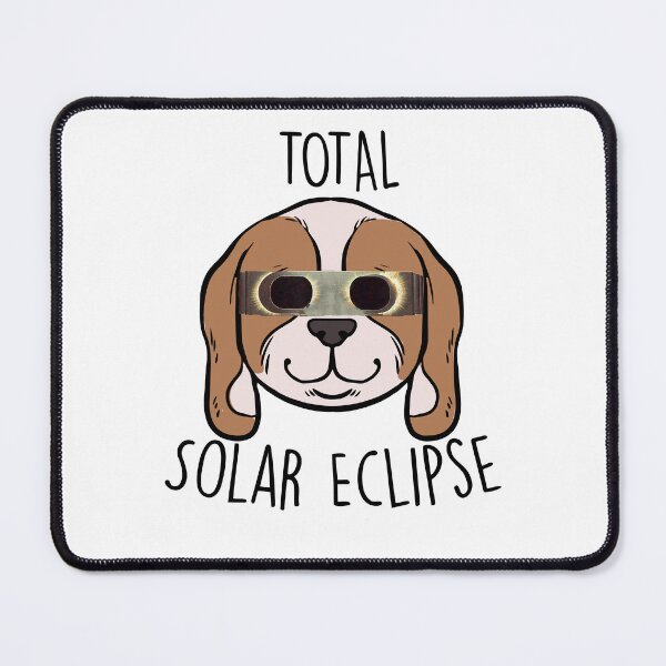 Item preview, Solar Eclipse Funny dog with glasses designed and sold by BHMARTS.