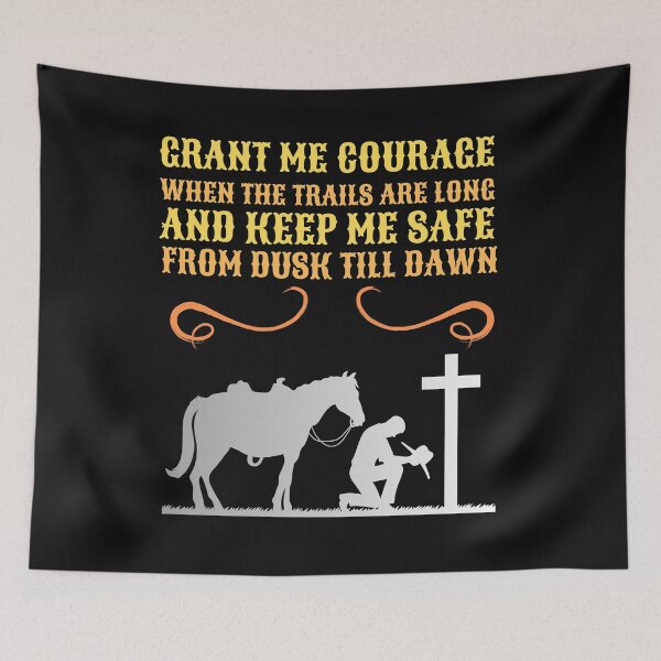Item preview, Cowboys Prayer Kneeling At The Cross designed and sold by AlienOccupation.