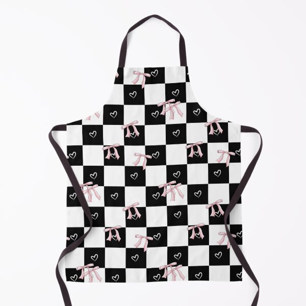 Item preview, Classic checkered pattern with girly pink bows designed and sold by milyblooms.