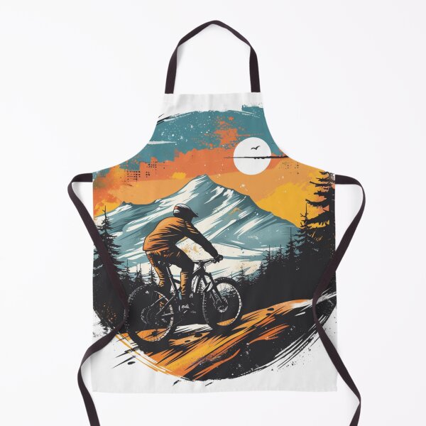 Item preview, Mountain Bike Sunset | T-Shirt designed and sold by NicolasGlowArt.