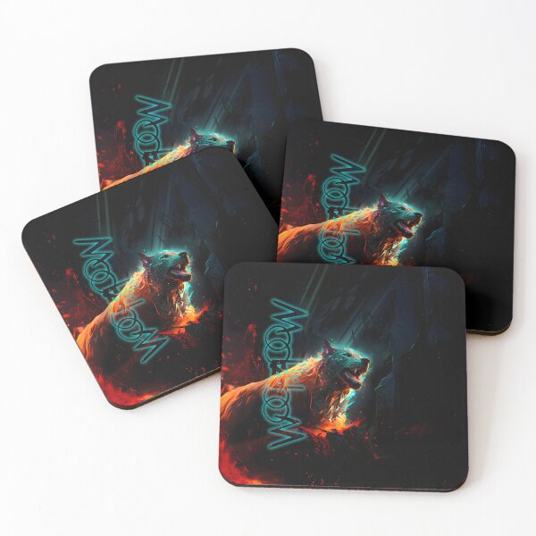 Item preview, Furious fusion: Wolf and flames designed and sold by Woof-WoofSK.