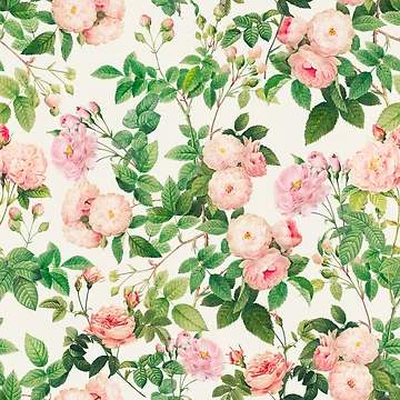Artwork thumbnail, Pink Roses Garden by InovArtS