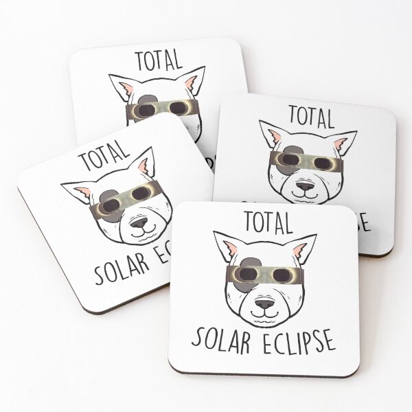 Item preview, Solar Eclipse Funny dog with glasses designed and sold by BHMARTS.