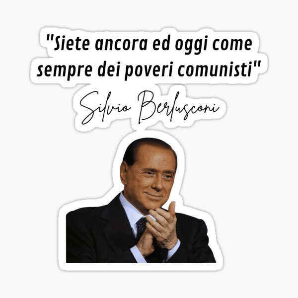 MAGLIETTA T-SHIRT FRASE Berlusconi Poveri Comunisti Bianca Nera S M L XL XXL EUR 18,90 - IT - Foto 3