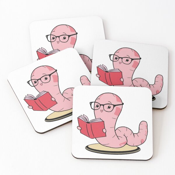 Item preview, Cute Book Worm designed and sold by Krieghorn.