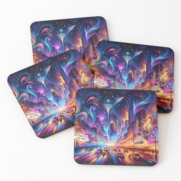 Item preview, Neon Whirlwinds and Stardust: Las Vegas Spectacle designed and sold by leyfinder.