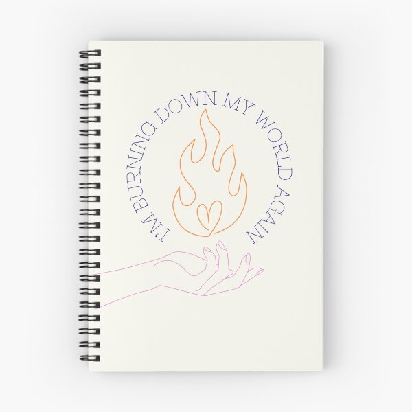 Item preview, I'm burning down my world again - Fletcher Maybe I am Inspired | In search of the antidote designed and sold by tziggles.