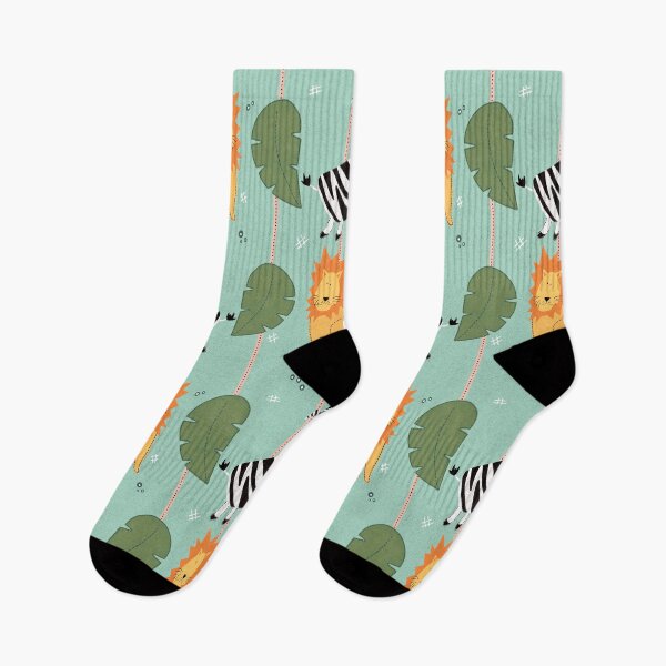 Item preview, Cute jungle safari in turquoise Small designed and sold by opeachyday.