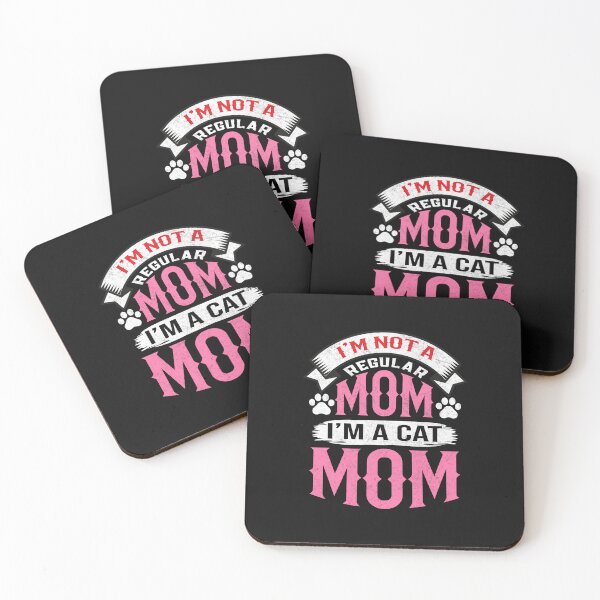 Item preview, I'm not a regular mom I'm a cat mom designed and sold by marfanna.