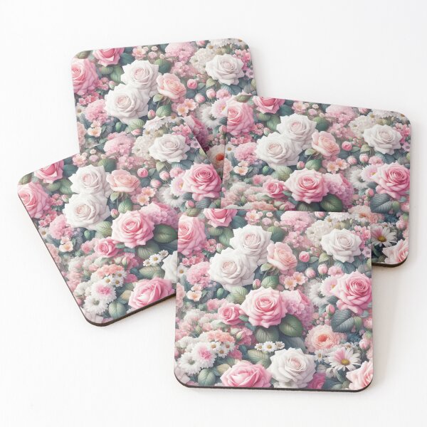 Item preview, Soft Petals Amidst Blush A Floral Symphony Captured designed and sold by ArtComixHaven.