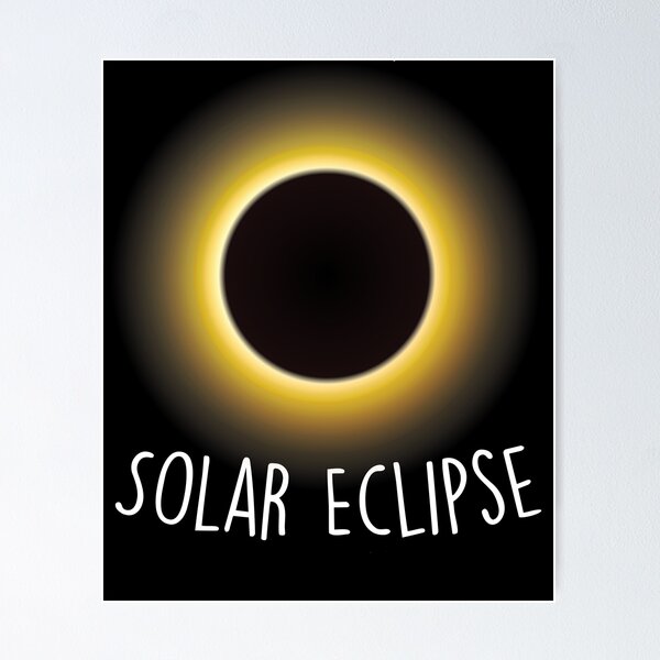 Item preview, Solar Eclipse  Earth Moon Sun  designed and sold by BHMARTS.