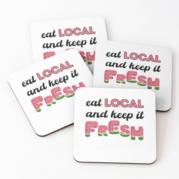 Item preview, Eat local and keep it fresh designed and sold by alczar.