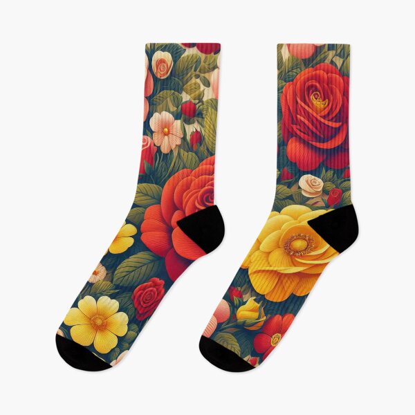 Item preview, Vibrant Floral Mosaic A Tapestry of Blossoming Delight designed and sold by ArtComixHaven.