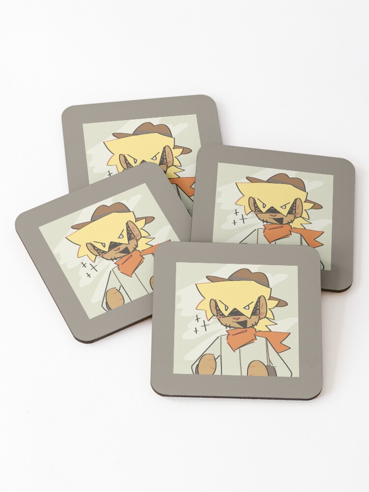 Thumbnail 1 of 5, Coasters (Set of 4), Adventurer Man designed and sold by AloofGoof.