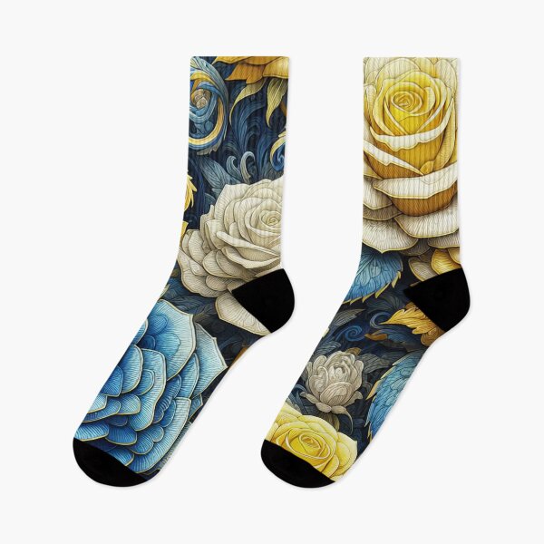 Item preview, Royal Blooms An Opulent Garden of Golden Hues designed and sold by ArtComixHaven.