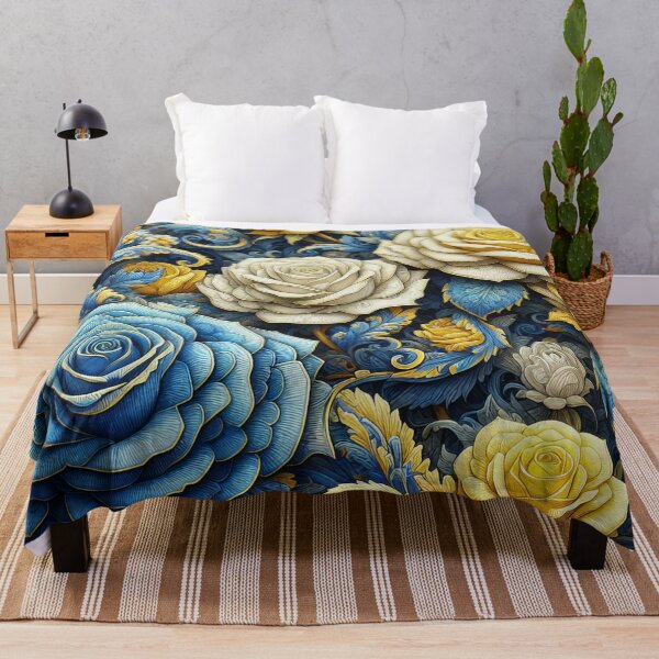 Item preview, Royal Blooms An Opulent Garden of Golden Hues designed and sold by ArtComixHaven.