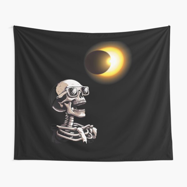 Item preview, skeleton Solar Eclipse viewing Lovers designed and sold by BHMARTS.