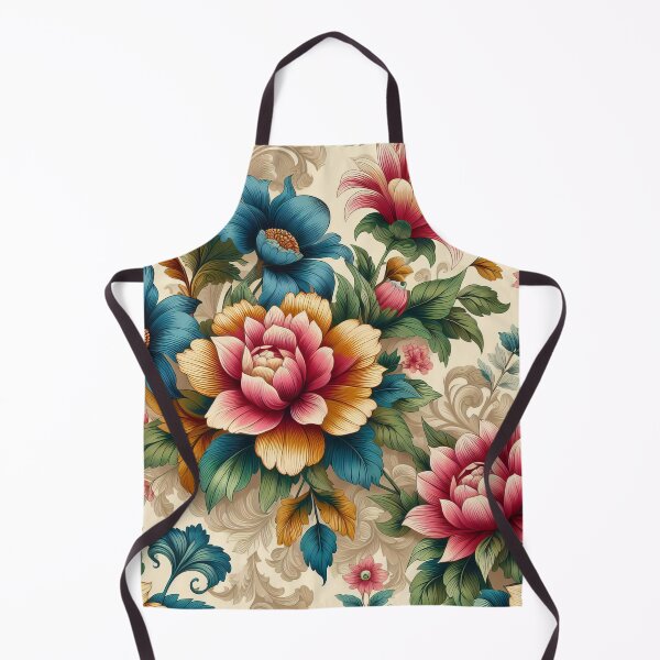 Item preview, Botanical Symphony Rich Hues in Floral Tapestry Artwork designed and sold by ArtComixHaven.