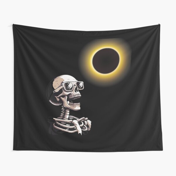 Item preview, skeleton Solar Eclipse viewing Lovers designed and sold by BHMARTS.