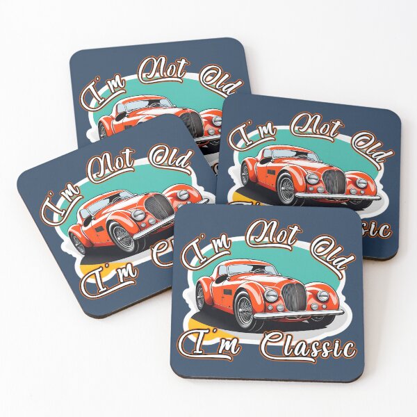 Artikelvorschau, I'm Not Old I'm Classic Vintage Car Quote entworfen und verkauft von TheArtOfPat.