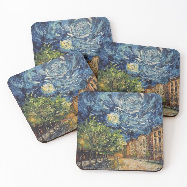 Item preview, Belfast | Painting in the style of Vincent van Gogh designed and sold by ComicsFactory.
