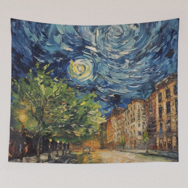 Item preview, Belfast | Painting in the style of Vincent van Gogh designed and sold by ComicsFactory.