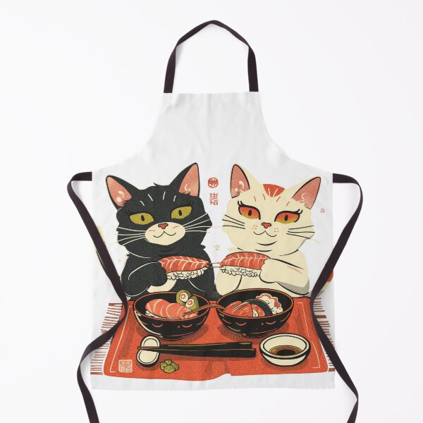 Item preview, Cats Eating Sushi designed and sold by Birb-Merch.