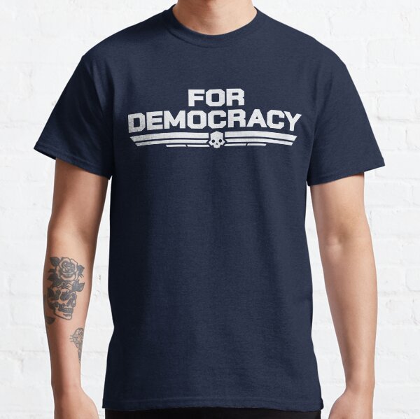 Item preview, for democracy white designed and sold by graphicsbuddy.