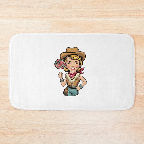 Item preview, Cartoon Lolipop Cowgirl  designed and sold by KNAA.