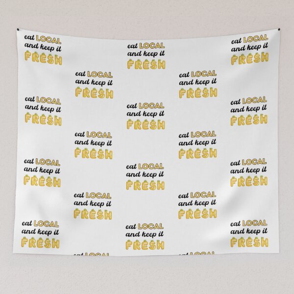 Item preview, Eat local and keep it fresh designed and sold by alczar.