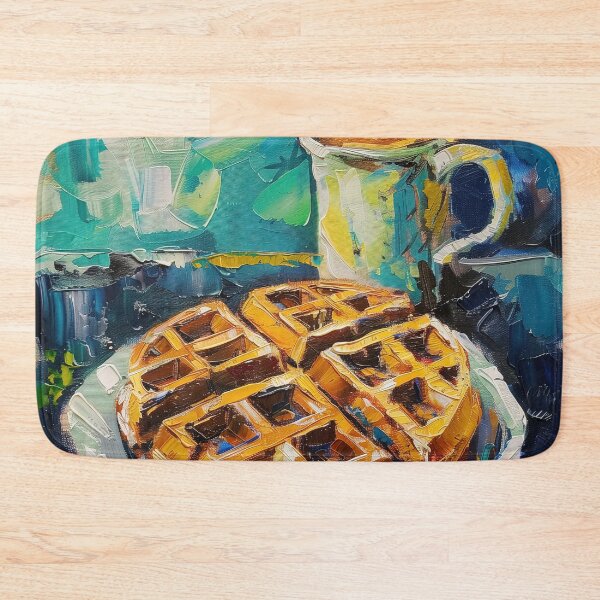 Item preview, Belgian waffle | Painting in the style of Vincent van Gogh designed and sold by ComicsFactory.