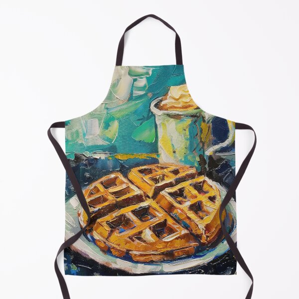 Item preview, Belgian waffle | Painting in the style of Vincent van Gogh designed and sold by ComicsFactory.