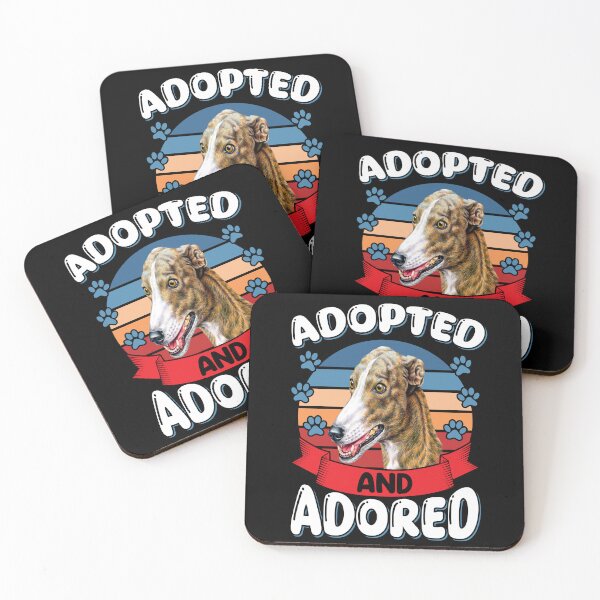 Item preview, Greyhound Dog Owner Design Adopted And Adored designed and sold by fantasticdesign.