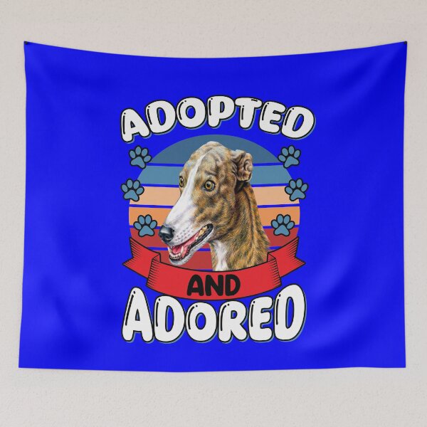 Item preview, Greyhound Dog Owner Design Adopted And Adored designed and sold by fantasticdesign.