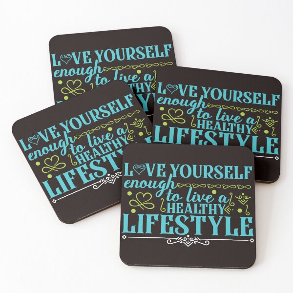Item preview, Love yourself enough to live a a healthy lifestyle designed and sold by cosmoroutine.