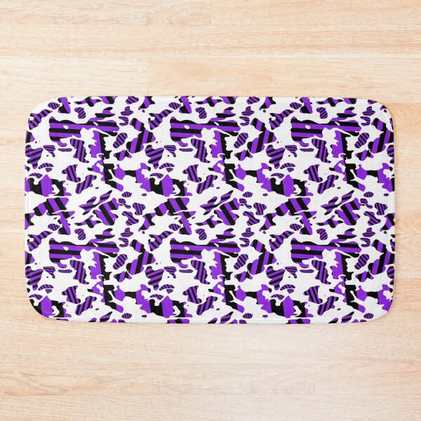 Item preview, Black And Purple Striped Cow Print 2 designed and sold by TheRulerofEarth.