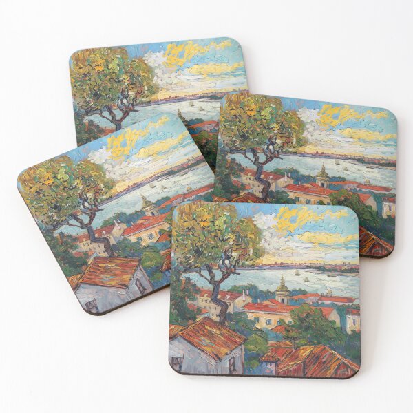 Item preview, Belgrade | Painting in the style of Vincent van Gogh designed and sold by ComicsFactory.