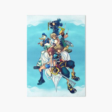 Vista previa del artículo con la obra «Corazón (ハ一ト, Haato) Kingdom Hearts II - Sora y Kari», diseñado y vendido por fantasylife.