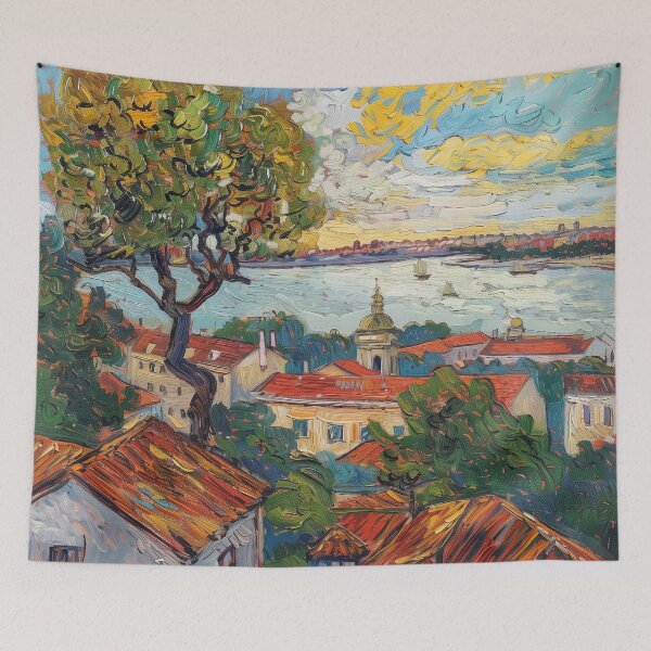 Item preview, Belgrade | Painting in the style of Vincent van Gogh designed and sold by ComicsFactory.